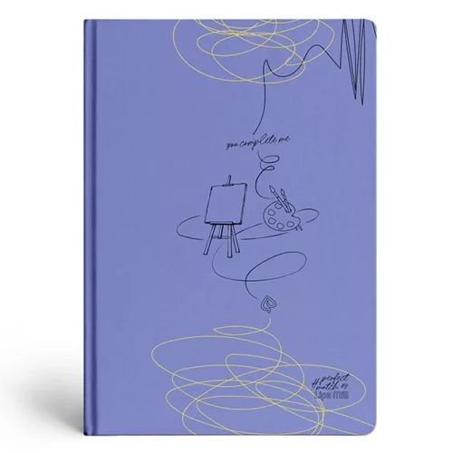 Registration book checkered LIPAMILL A/5 96 sheets hardcover