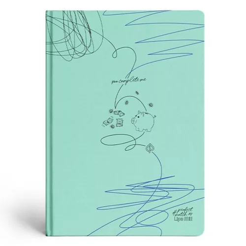 Registration book checkered LIPAMILL A/5 96 sheets hardcover