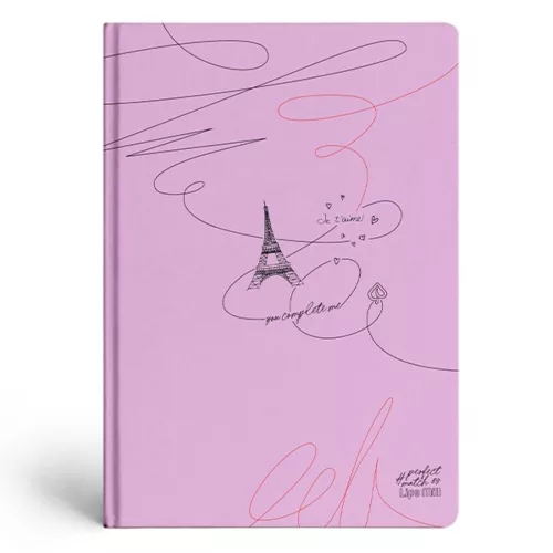 Registration book checkered LIPAMILL A/5 96 sheets hardcover