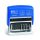 Stamp date+text COLOP S120/WD with 12 types of text blue housing black pad
