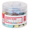 Binder clip DELI 19 mm colored 40 pieces