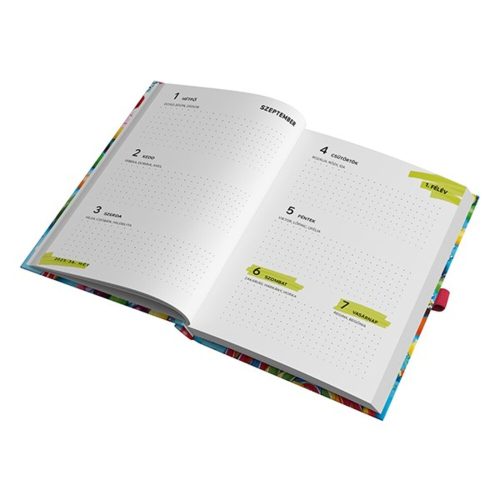 Student pocket book TOPTIMER paper cover B/6 weekly 120x170mm Balls 2025-2026