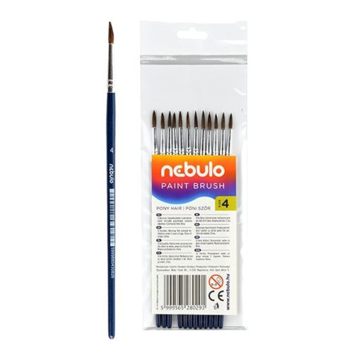 Brush NEBULO pony hair dyed wooden handle 4