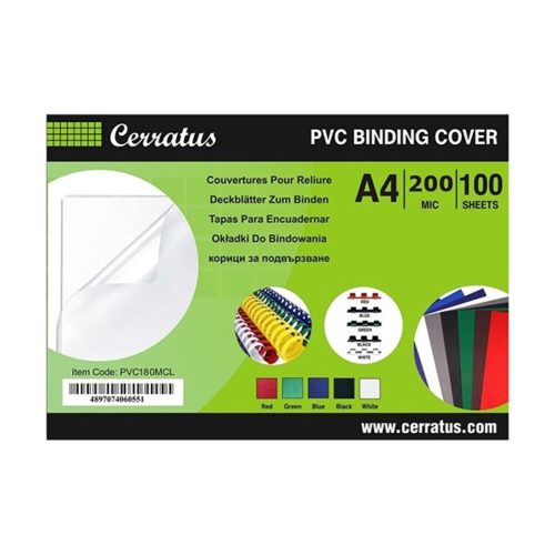 Front panel CERRATUS A/4 200 micron transparent green