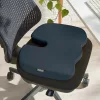 Ergonomic seat cushion LEITZ Ergo Cozy velvet grey