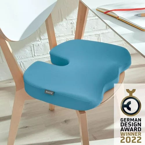 Ergonomic seat cushion LEITZ Ergo Cozy calm blue