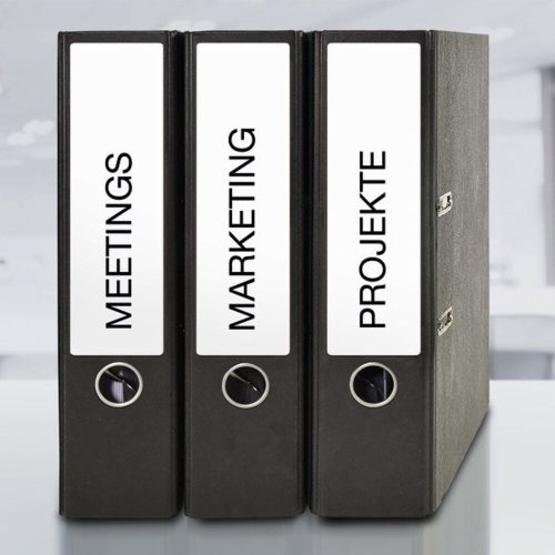 Label AVERY L4761-100 192x61 mm white filing label 400 labels/box 100 sheets/box