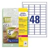 Label AVERY L4778REV-20 45.7x21.2mm weatherproof polyester laser 960 label/box20 sheets/box