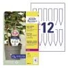 Label AVERY T3005-10 100x20 mm horticultural nursery label foil 120 labels/pack