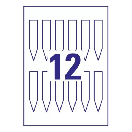 Label AVERY T3005-10 100x20 mm horticultural nursery label foil 120 labels/pack