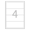 Label OPTIMA 32143 192x70mm 400 labels/box 100 sheets/box