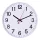 Wall clock DONAU 30 cm white