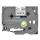 Labeling tape BROTHER TZe-241 18mmx8m laminated on white background black writing color