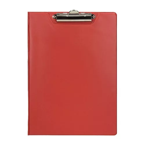 Writing board OPTIMA A/4 with lid PP red