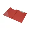 Writing board OPTIMA A/4 with lid PP red