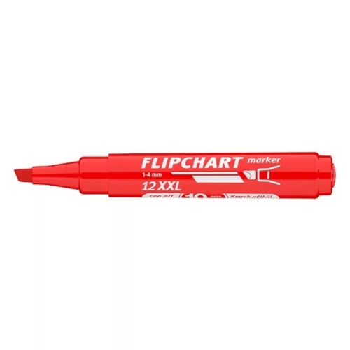 Flipchart marker ICO Artip 12 XXL cut red 1-4mm