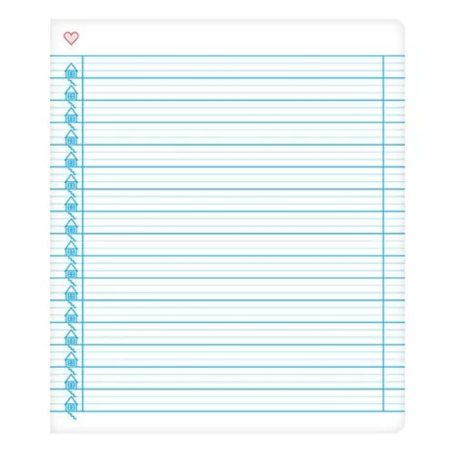 Business notebook ICO Süni A/4 32 sheets practicing Meixner's writing 2nd grade with 5 mm line spacing