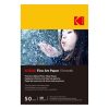 Photo paper KODAK Fine Art Smooth 10x15 cm 230 g 50 sheets
