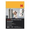 Photo paper KODAK Photo Fabric 10x15 cm can be stuck on and taken back, 20 sheets