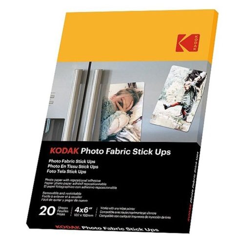 Photo paper KODAK Photo Fabric 10x15 cm can be stuck on and taken back, 20 sheets
