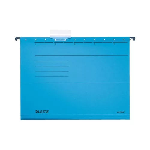 Hanging folder LEITZ Alpha Standard A/4 cardboard blue 25 pieces