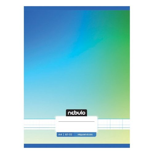 Checkered notebook NEBULO A/4 32 pages 87-32 Monochrome and Gradient boys 12 pieces