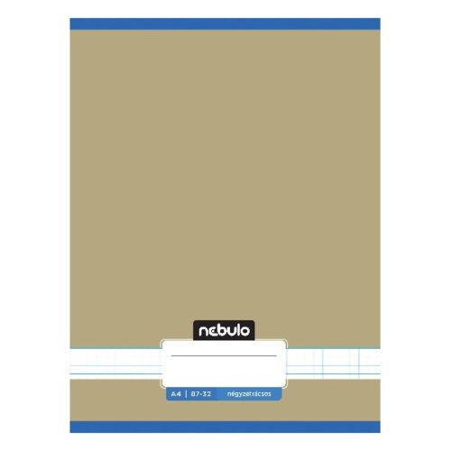 Checkered notebook NEBULO A/4 32 pages 87-32 Monochrome and Gradient boys 12 pieces