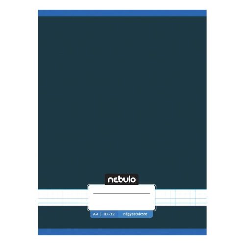 Checkered notebook NEBULO A/4 32 pages 87-32 Monochrome and Gradient boys 12 pieces