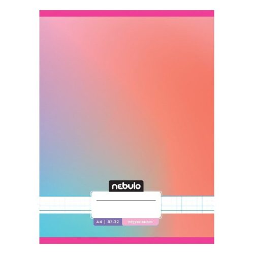 Checkered notebook NEBULO A/4 32 pages 87-32 Monochrome and Gradient girls 12 pieces