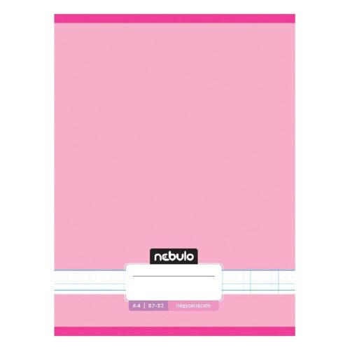 Checkered notebook NEBULO A/4 32 pages 87-32 Monochrome and Gradient girls 12 pieces
