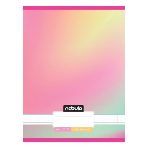 Checkered notebook NEBULO A/4 32 pages 87-32 Monochrome and Gradient girls 12 pieces