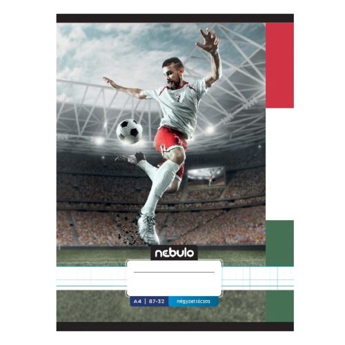 Checkered notebook NEBULO A/4 32 pages 87-32 Xtreme 12 pieces