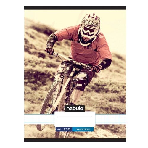 Checkered notebook NEBULO A/4 32 pages 87-32 Xtreme 12 pieces