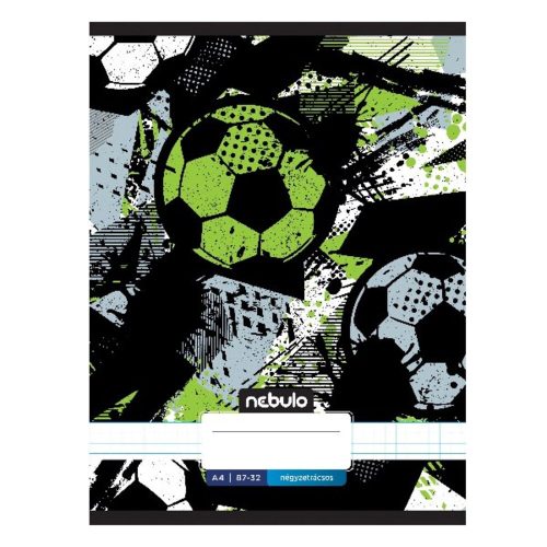 Checkered notebook NEBULO A/4 32 pages 87-32 Xtreme 12 pieces