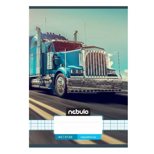Checkered notebook NEBULO A/5 32 pages 27-32 Vágany 16 pieces