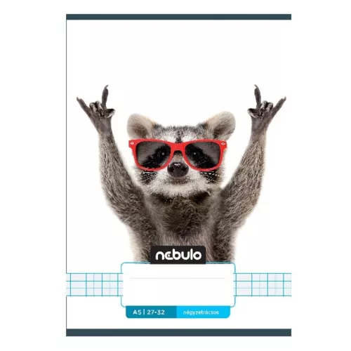 Checkered notebook NEBULO A/5 32 pages 27-32 Vágany 16 pieces