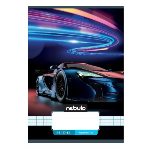 Checkered notebook NEBULO A/5 32 pages 27-32 Vágany 16 pieces