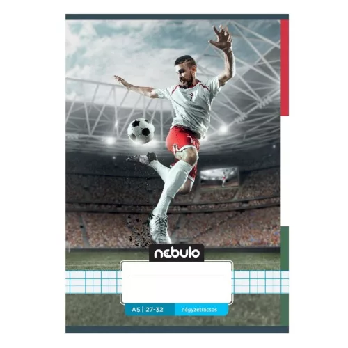 Checkered notebook NEBULO A/5 32 pages 27-32 Vágany 16 pieces