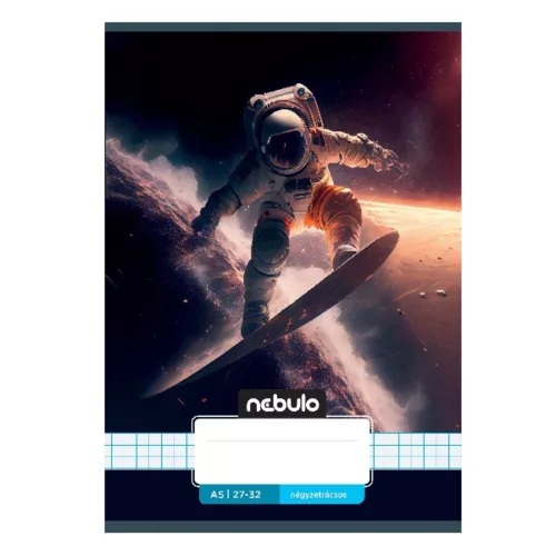 Checkered notebook NEBULO A/5 32 pages 27-32 Vágany 16 pieces