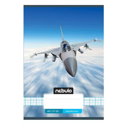 Checkered notebook NEBULO A/5 32 pages 27-32 Vágany 16 pieces