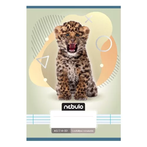 Lined notebook NEBULO A/5 32 pages 14-32 1st grade Animals 16 pieces