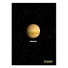 Notebook lined STREET A/4 54 pages with Planets margin