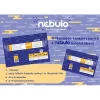 Notebook cover NEBULO A/5 self-adhesive plain 10 pieces