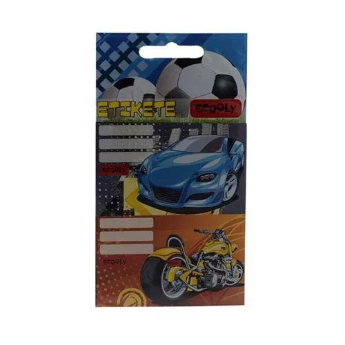 Booklet label STREET Kids Girls 10 labels/pack