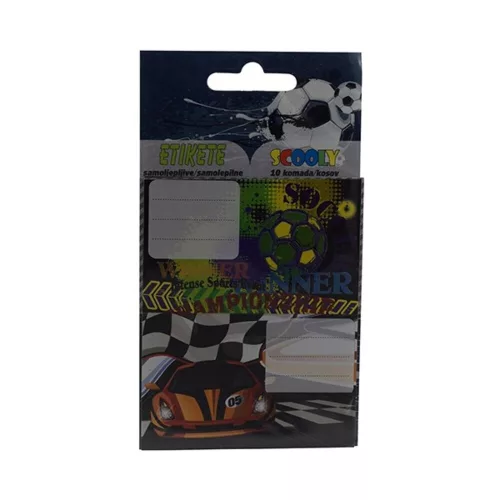 Booklet label STREET Kids Girls 10 labels/pack