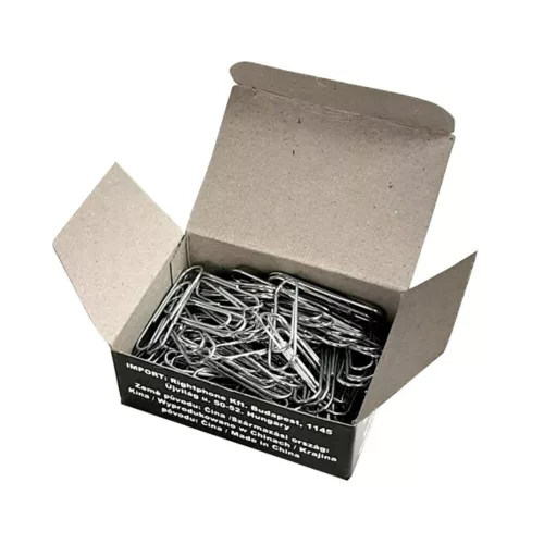 Paper clip WEBER'S 28mm nickel 100 pieces