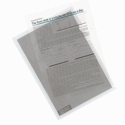 Genotherm "L" PLUS A/4 data protection text encrypting white 5 pieces