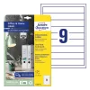 Spine label AVERY C32266-10 30x190mm 90 labels/box 10 sheets/box