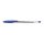 Ballpoint pen with disposable cap 0.7mm blue