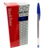 Ballpoint pen with disposable cap 0.7mm blue